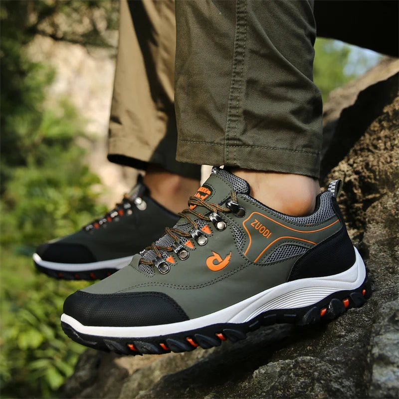 SNORW Casual Leather Sneakers for Men