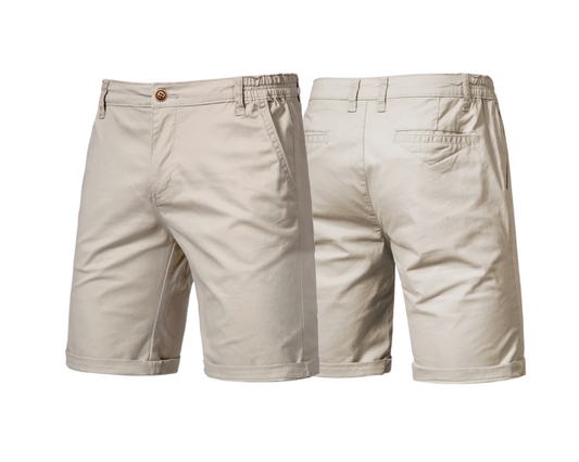 Cotton Solid  Men Beach Shorts